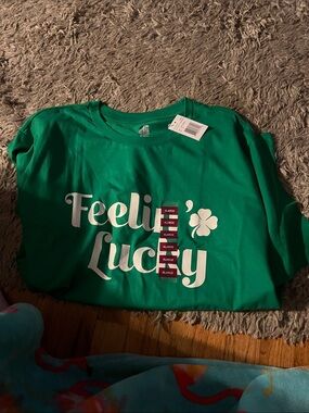 ADT Green 'Feeling Lucky' Short Sleeve Tee